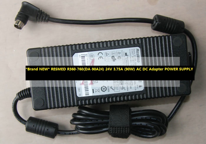 *Brand NEW* RESMED R360-760(DA-90A24) 24V 3.75A (90W) AC DC Adapter POWER SUPPLY - Click Image to Close